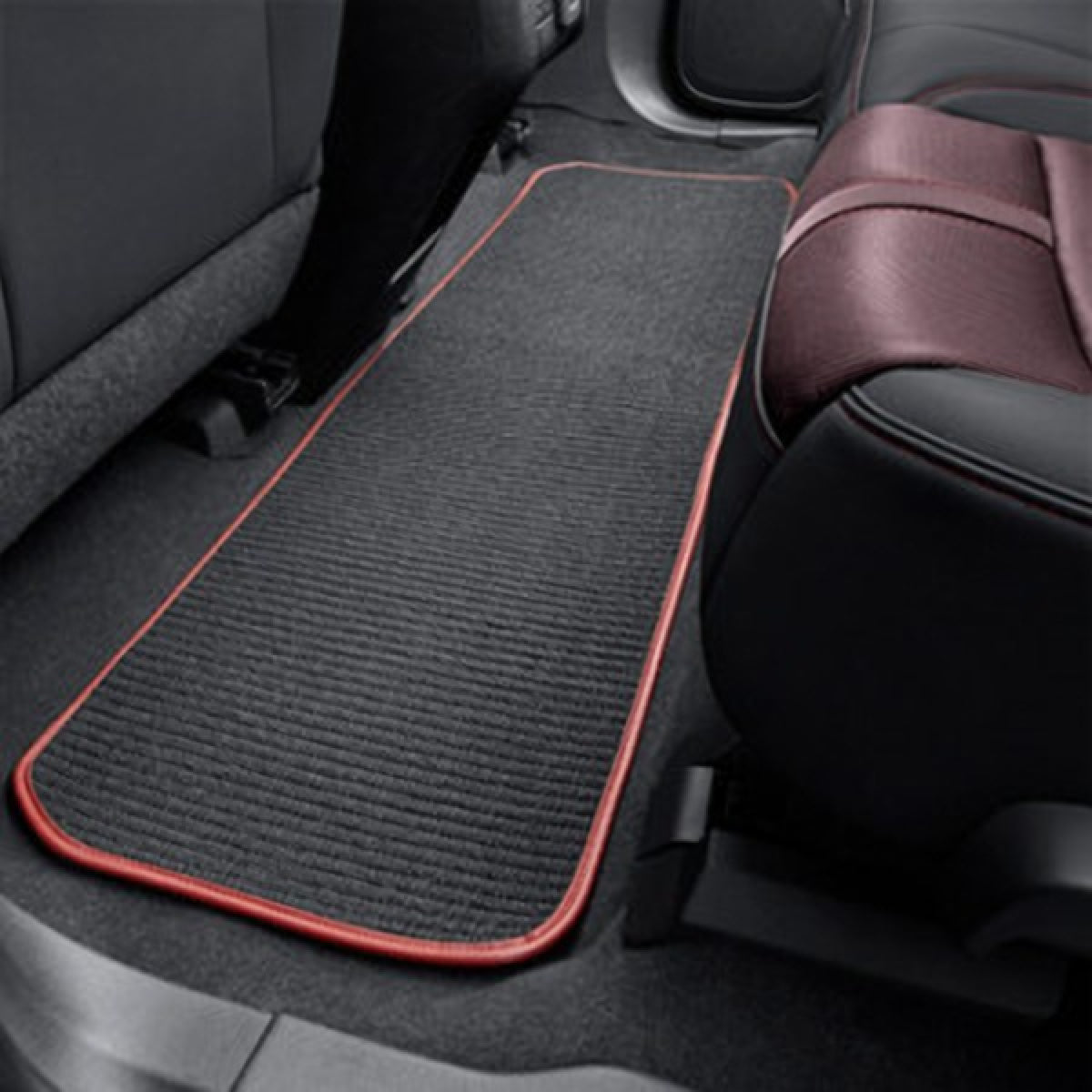 Chevrolet Floor Mats - Second-Row Premium Carpet, Jet Black with Red Binding for 2020-2024 Blazer 84164776