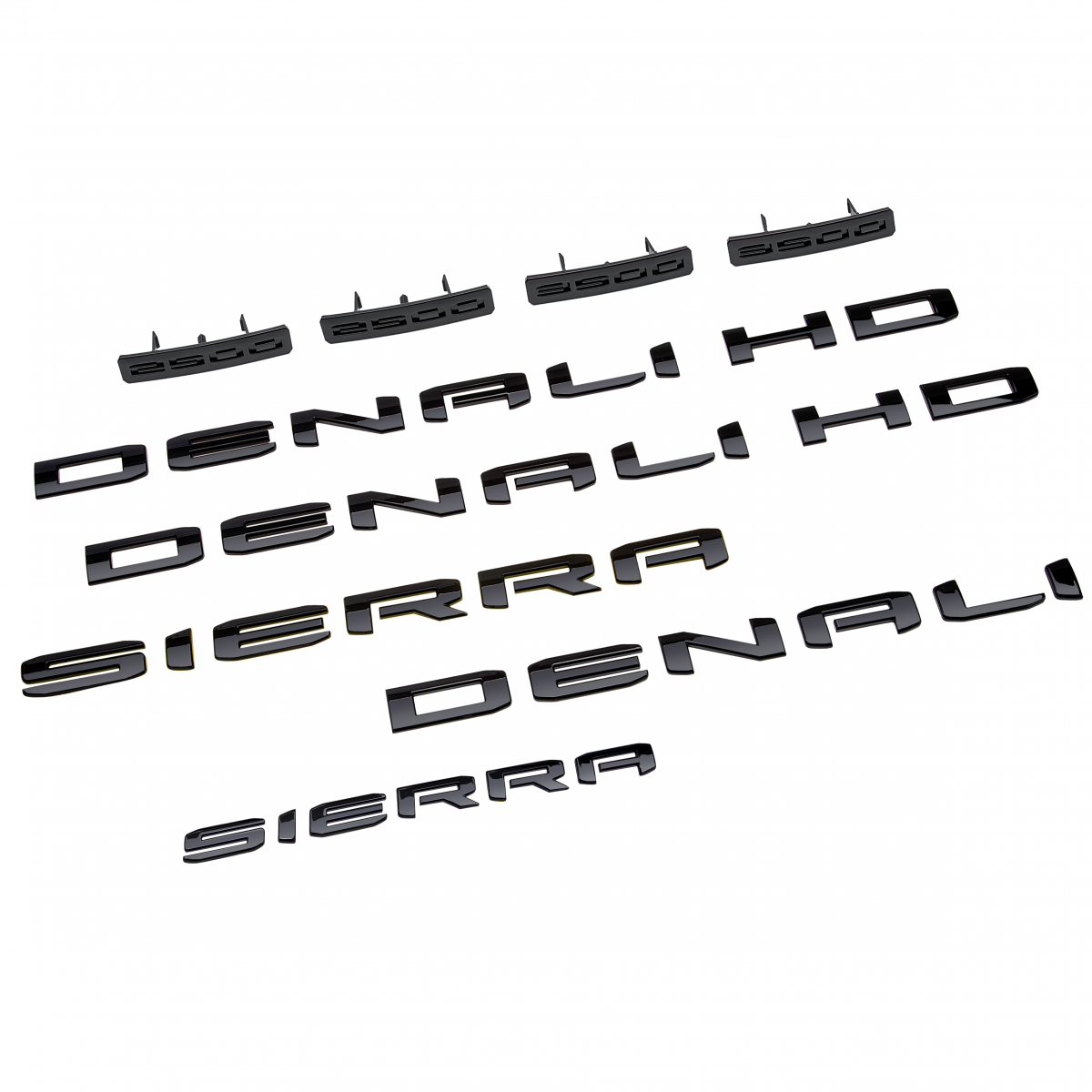 GMC Exterior Emblems - Sierra Denali, Black 86790675