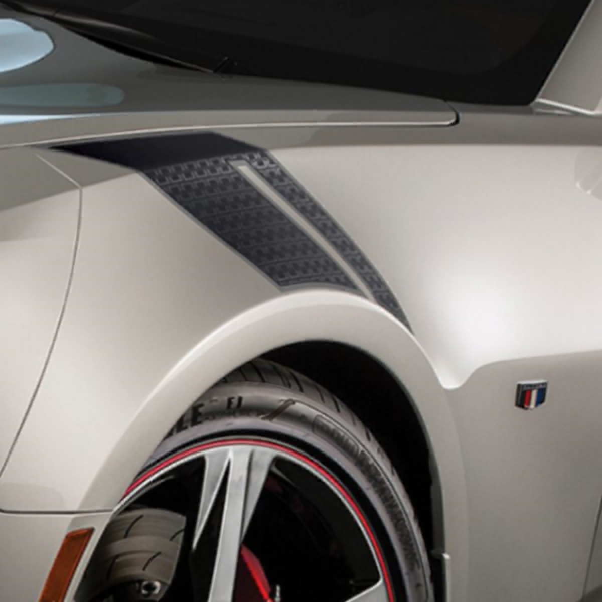Chevrolet Decal Package - Fender Hash Marks, Carbon Flash Metallic for 2016-2024 Camaro 84684591
