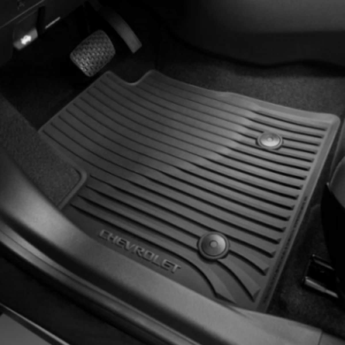 Chevrolet Floor Mats - Front & Rear Premium All-Weather, AWD, Chevrolet Logo, Jet Black 42669371