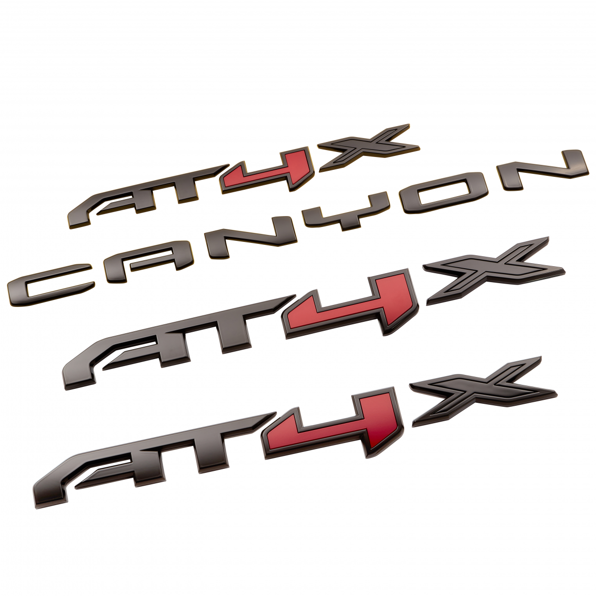 GMC Exterior Emblems - Canyon AT4X, Black 85660269