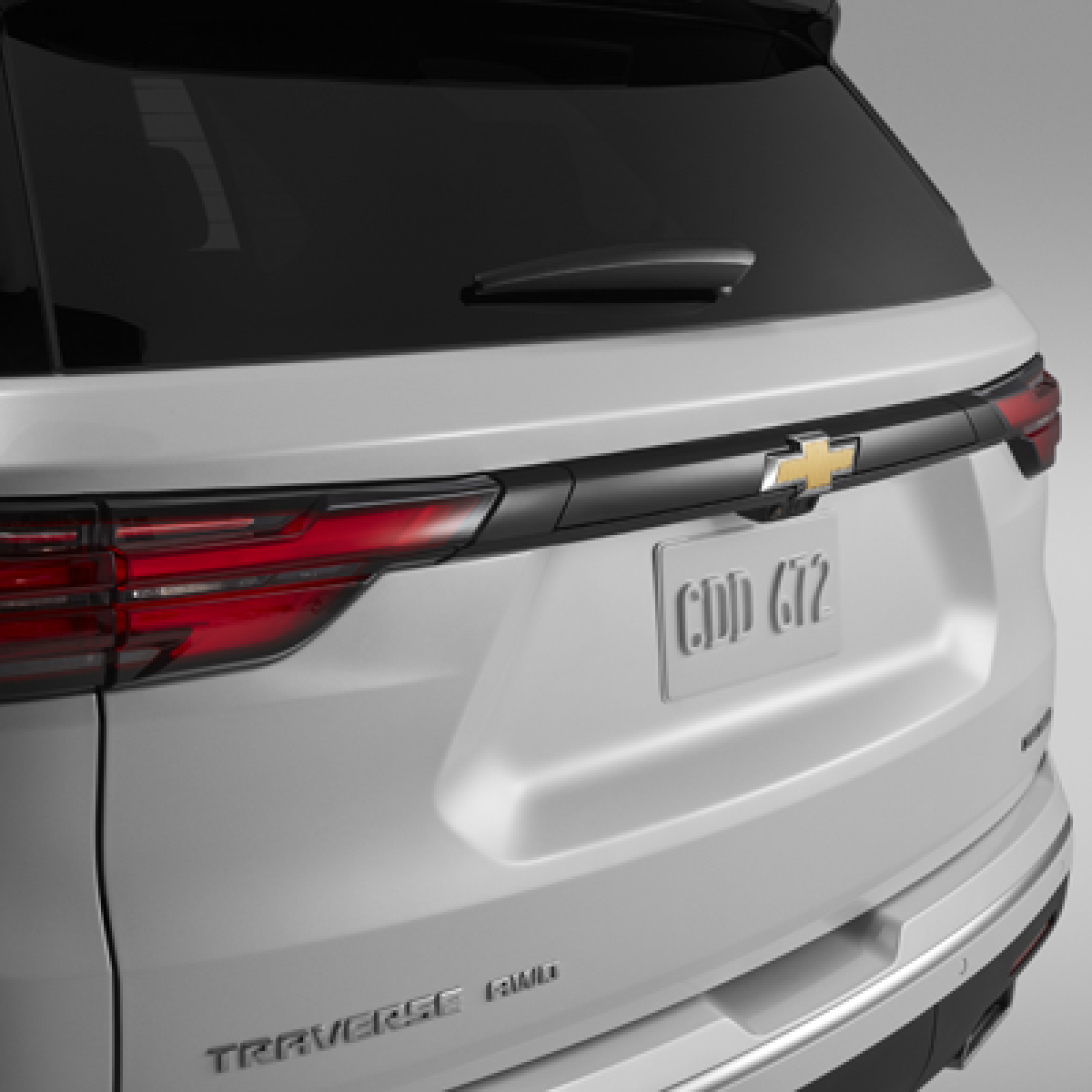 Chevrolet Liftgate Applique - With Rear Camera Mirror, Gloss Black 84821744