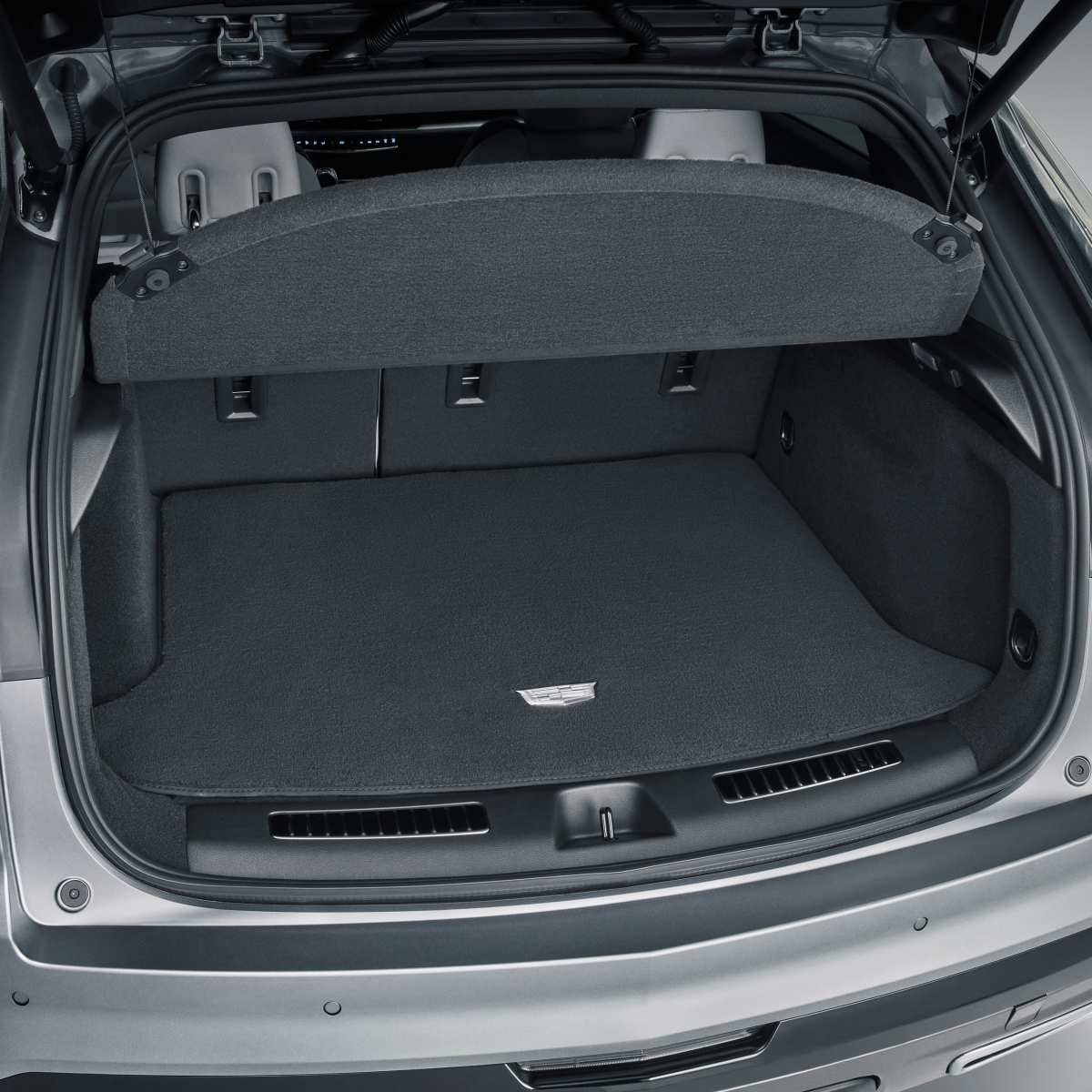 Cadillac Cargo Mat - Premium Carpet, Cadillac Logo, Jet Black 42821101