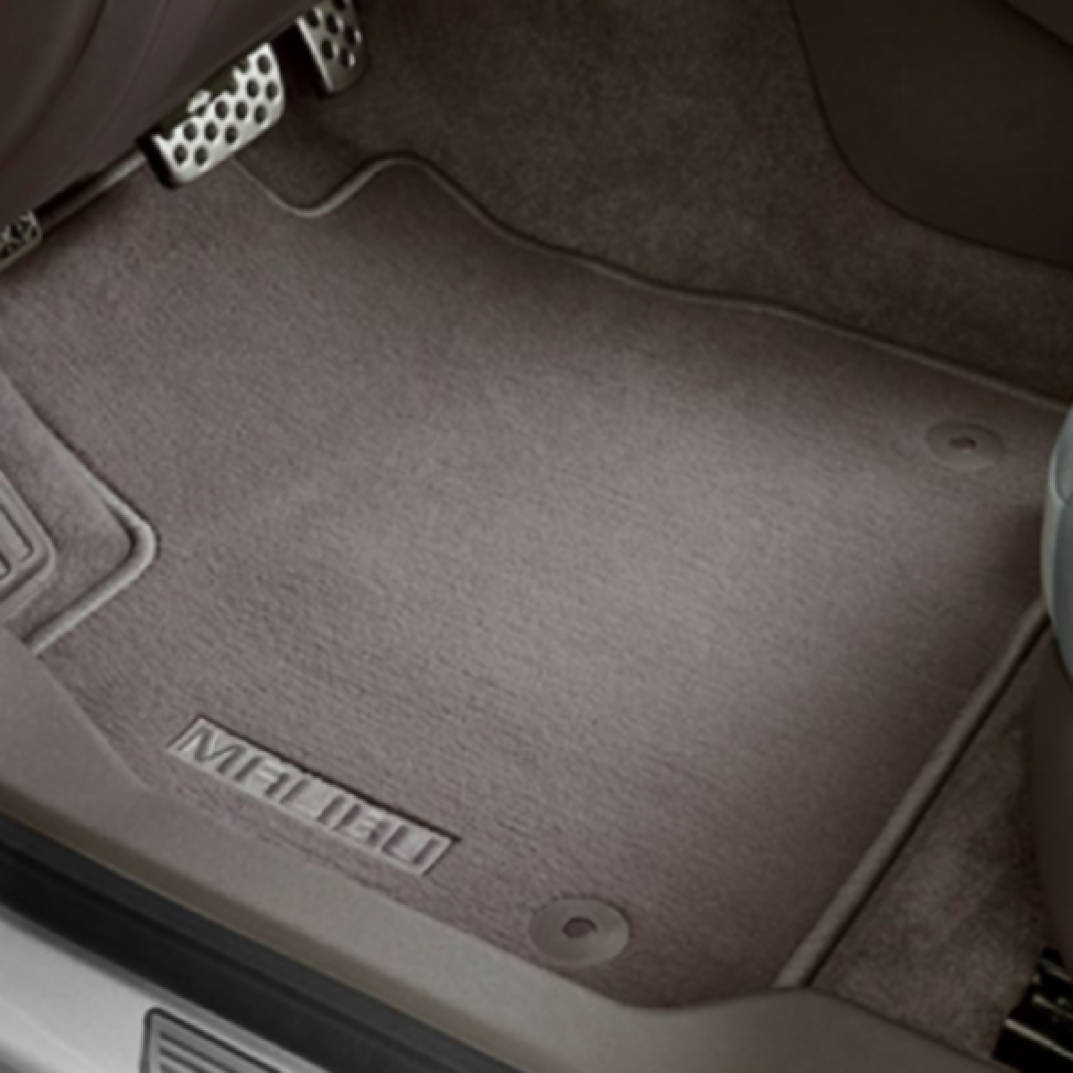 Chevrolet Floor Mats - Front & Rear Carpet, Malibu Script, Dark Atmosphere for 2016-2024 Malibu 23271402