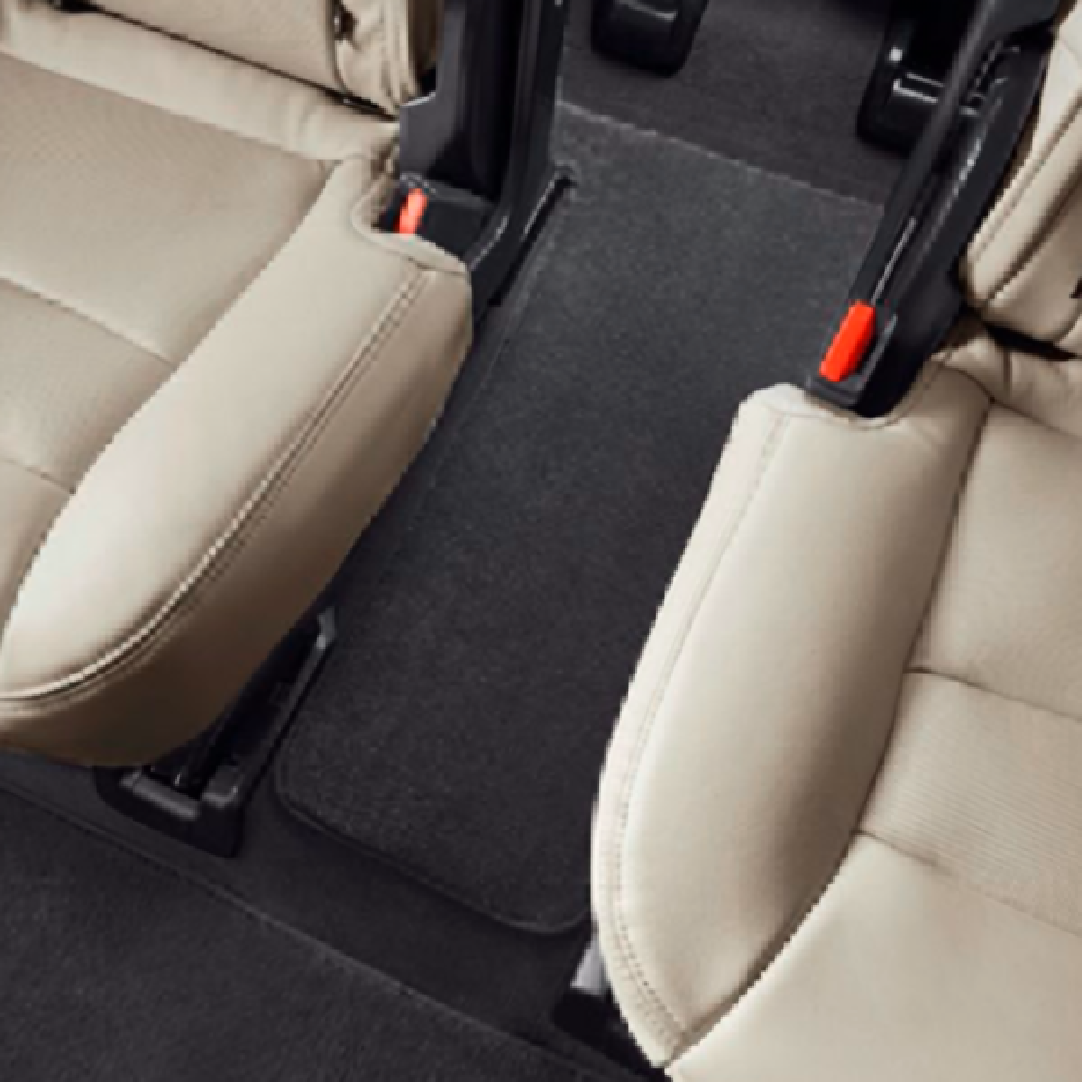 Cadillac Floor Mats - Third Row Premium Carpet, Captain's, Jet Black for 2020-2024 Cadillac XT6 84459916