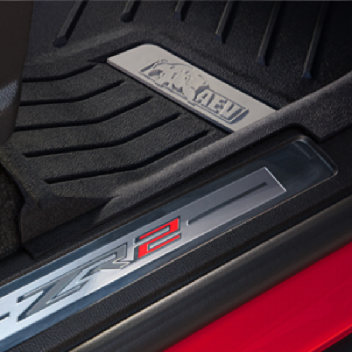 Chevrolet Floor Liners - Front Premium All Weather, Bison Logo, Jet Black 84708362