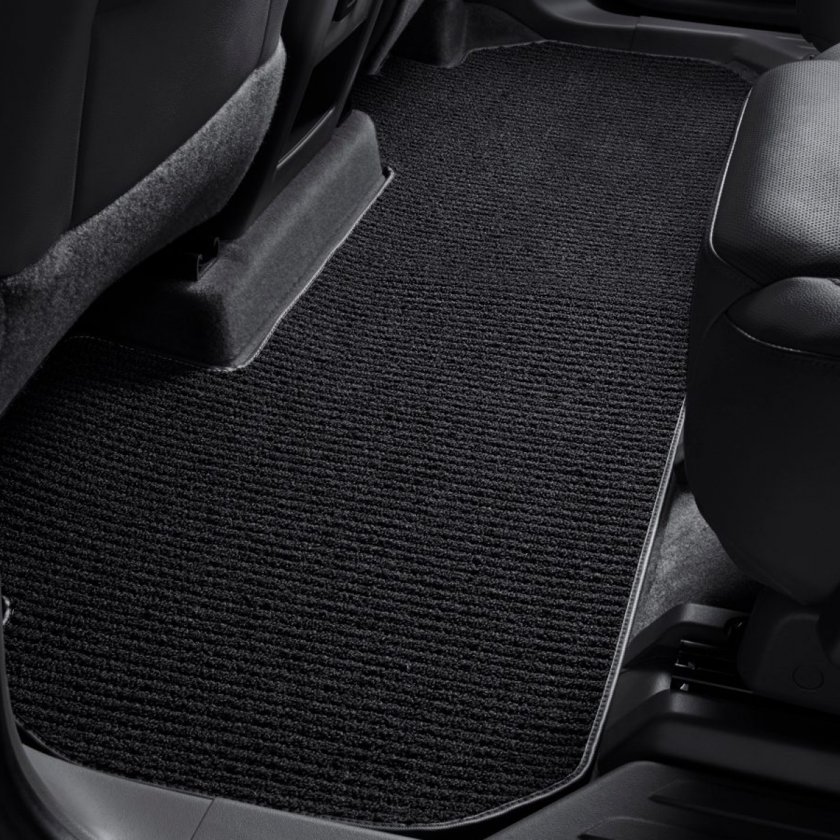 Chevrolet Floor Mats - Second-Row Premium Carpet, Jet Black with Dark Titanium Stitching for 2018-2023 Traverse 84188783