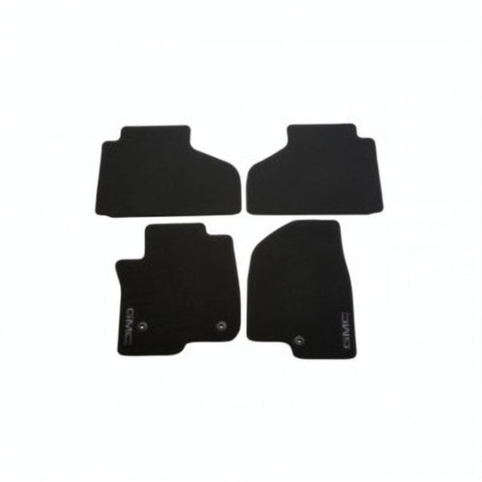 GMC Floor Mats - Front & Rear Carpet, GMC Logo, Jet Black for 2023 Yukon 84665259