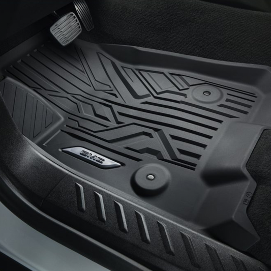 GMC Floor Liners - Front Premium All Weather, GMC Logo, Jet Black 85654727