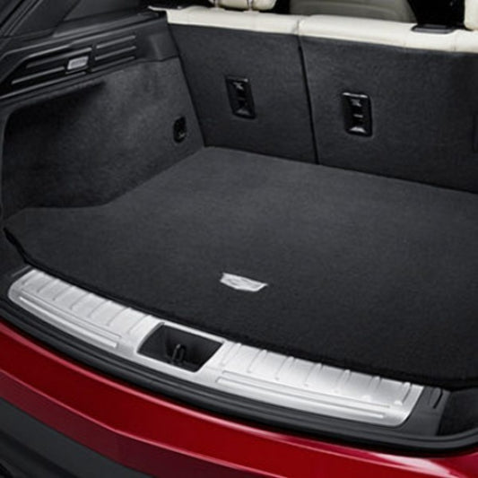 Cadillac Cargo Mat - Premium Carpet, Cadillac Logo, Jet Black 84178766