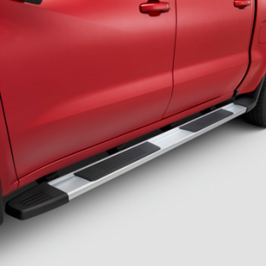 GMC Tubular Assist Steps - 6 inch, Rectangular, Chrome 84016709