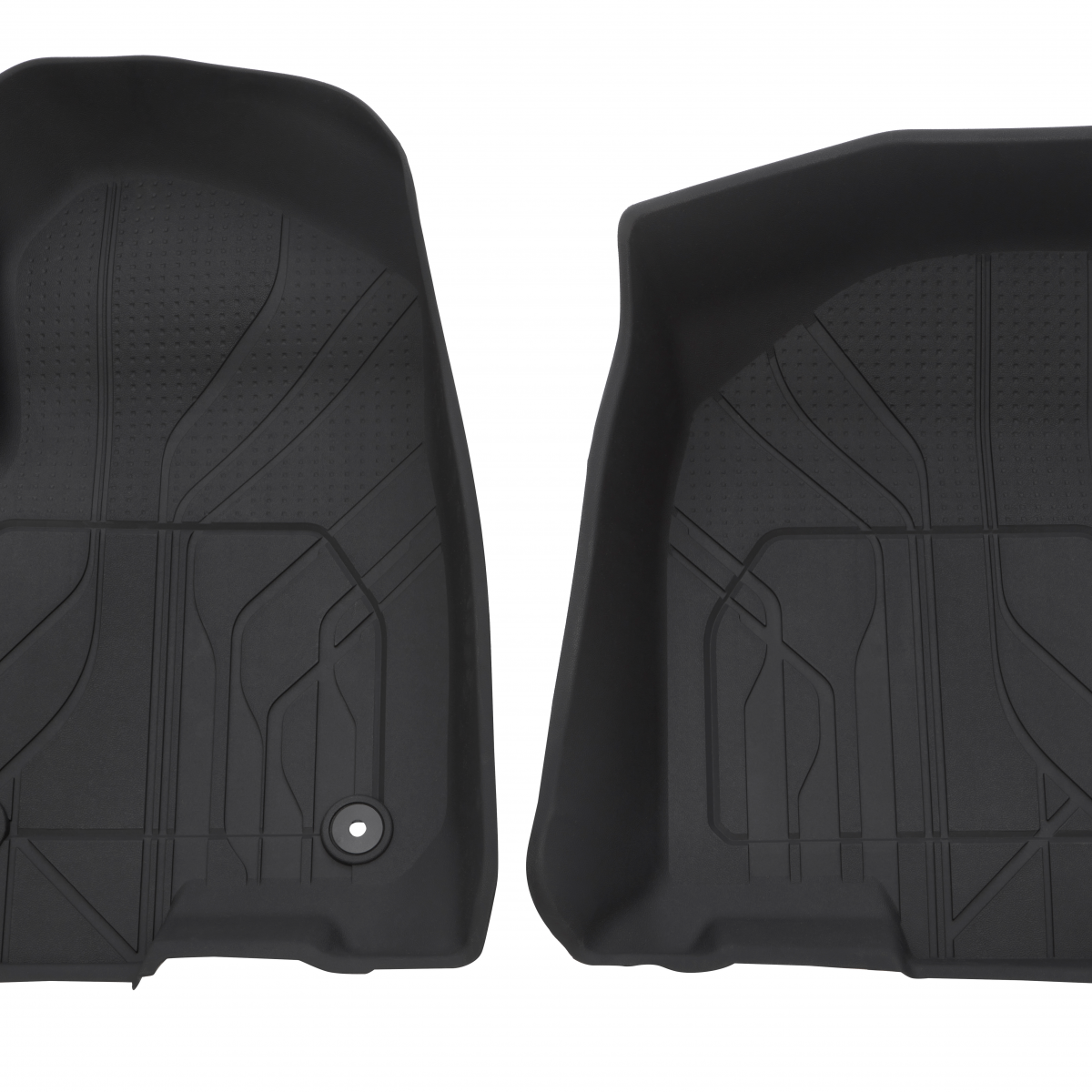 Chevrolet Floor Liners - Front Premium All Weather, With Console, Carhartt Logo, Jet Black for 2023-2024 Silverado 2500 HD 84595725