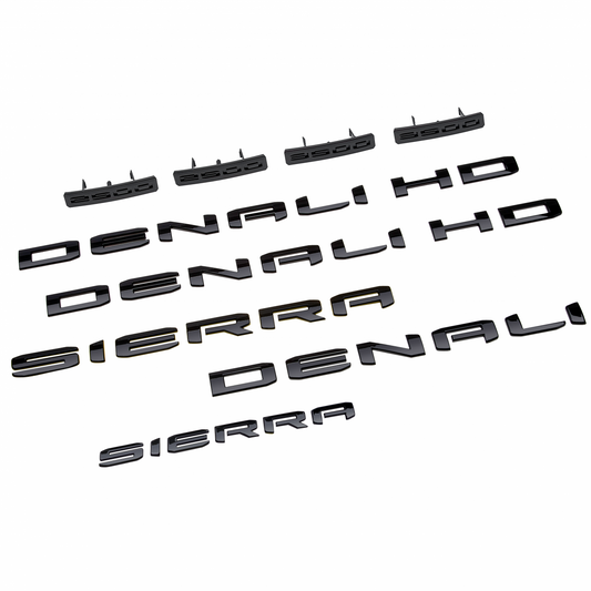 GMC Exterior Emblems - Sierra Denali, Black 86790675