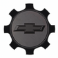Chevrolet Centre Cap - Black with Black Bowtie Logo 84465267