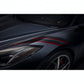 Chevrolet 2021-2024 Corvette Decals - Fender Hash Marks, Carbon Flash Metallic with Edge Red Accents 84290343