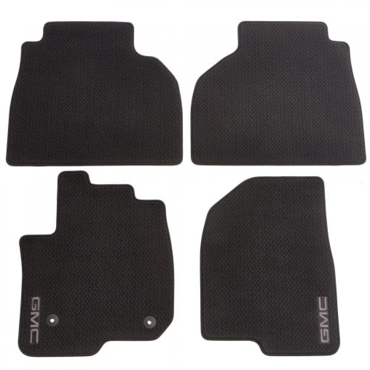 GMC Floor Mats - Front & Rear Carpet, Jet Black for 2021-2024 Sierra 1500 84655254