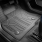 Chevrolet 2022-2023 Bolt EUV Floor Mats - Front & Rear Premium All Weather, Chevrolet Script, Jet Black 42741409