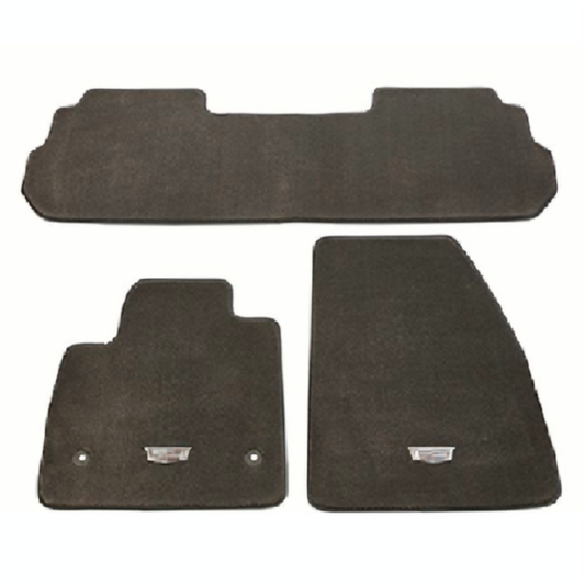 Cadillac Floor Mats - Front & Rear Premium Carpet, Dark Titanium for  2020-2024 XT6  84598084