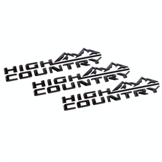 Chevrolet Exterior Emblems - Silverado High Country, Black  85101611