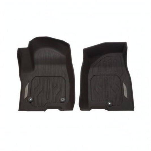 GMC Floor Liners - Front Premium All Weather, GMC Logo, Very Dark Ash Grey 84646700
