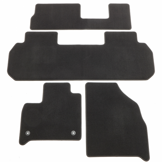 Chevrolet Floor Mats - First, Second & Third Row Carpet, Bench, Jet Black 85136046