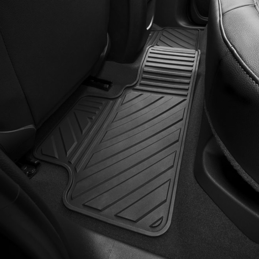 GMC Floor Mats - Second-Row Premium All Weather, Jet Black 23227113