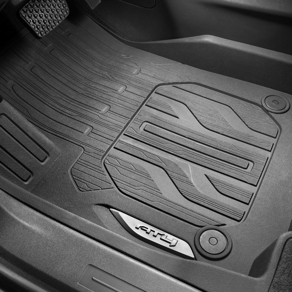 GMC 2022-2024 Terrain -Floor Liners - Front Premium All Weather, AT4 Logo, Jet Black 84710955