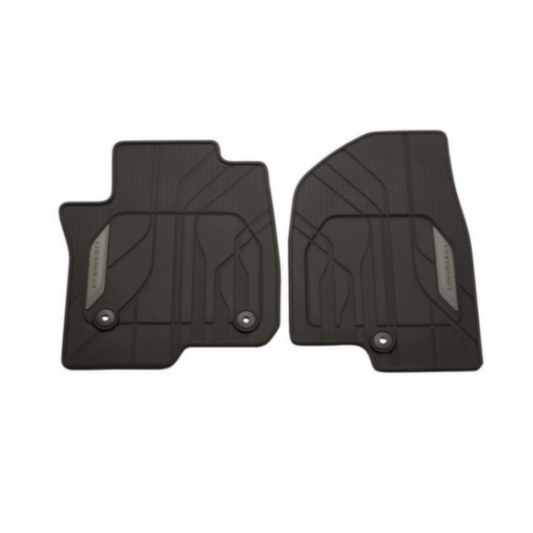 Chevrolet Floor Mats - Front Premium All Weather, Chevrolet Script, Very Dark Atmosphere 84701520