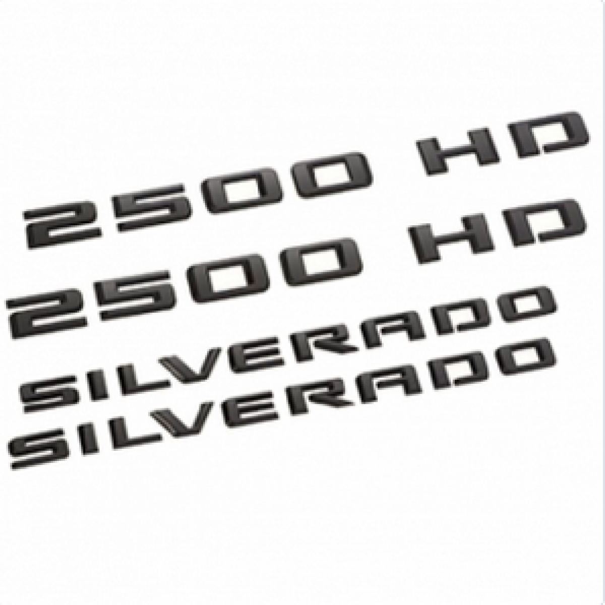 Chevrolet 2024 Exterior Emblems - Silverado 2500 HD, Black 86539794