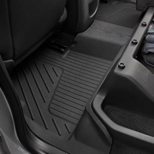 GMC Floor Liners - Second-Row Premium All Weather, Jet Black 84708335