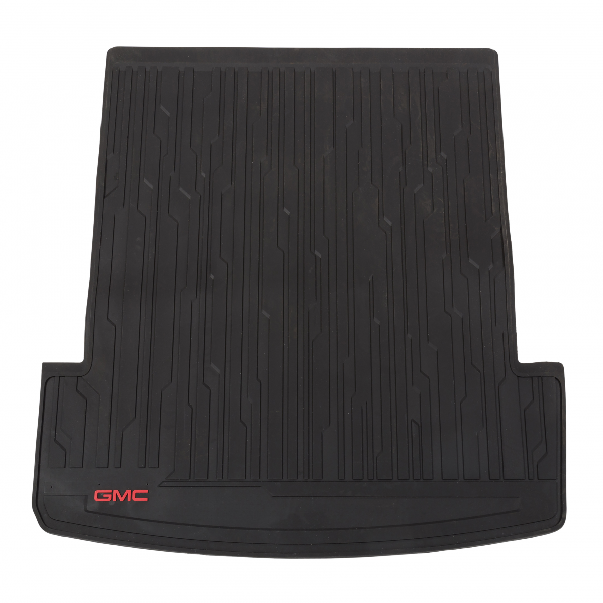 GMC Cargo Mat - Premium All-Weather, With Cargo Rails, GMC Logo, Jet Black 85131812