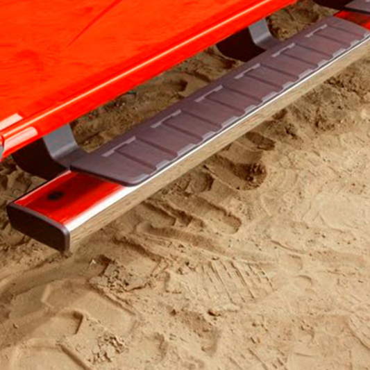 GMC Tubular Assist Steps - 5 inch, Rectangular, Chrome 84157153