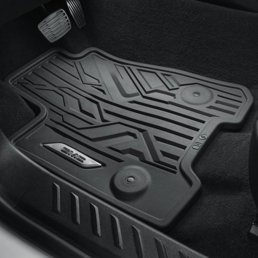 GMC Floor Mats - Front Premium All Weather, GMC Logo, Jet Black 85654733
