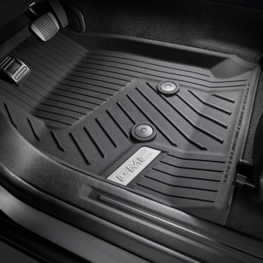 GMC Floor Liners - Front Premium All Weather, GMC Logo, Jet Black for 2016-2022 Canyon 84708359