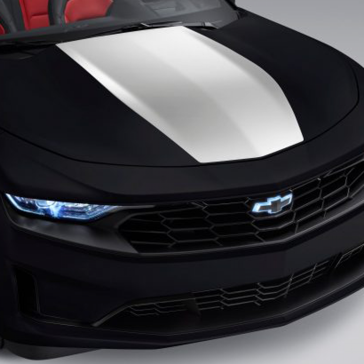 Chevrolet Decals - Centre Stinger Stripe, White Pearl for 2019-2024 Camaro 84356678