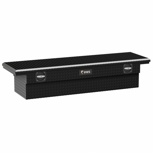 Chevrolet Tool Box - Associated Accessories, Secure Lock Crossover, with Twist Handles, Gloss Black for 2022-2024 Silverado 1500 19419258