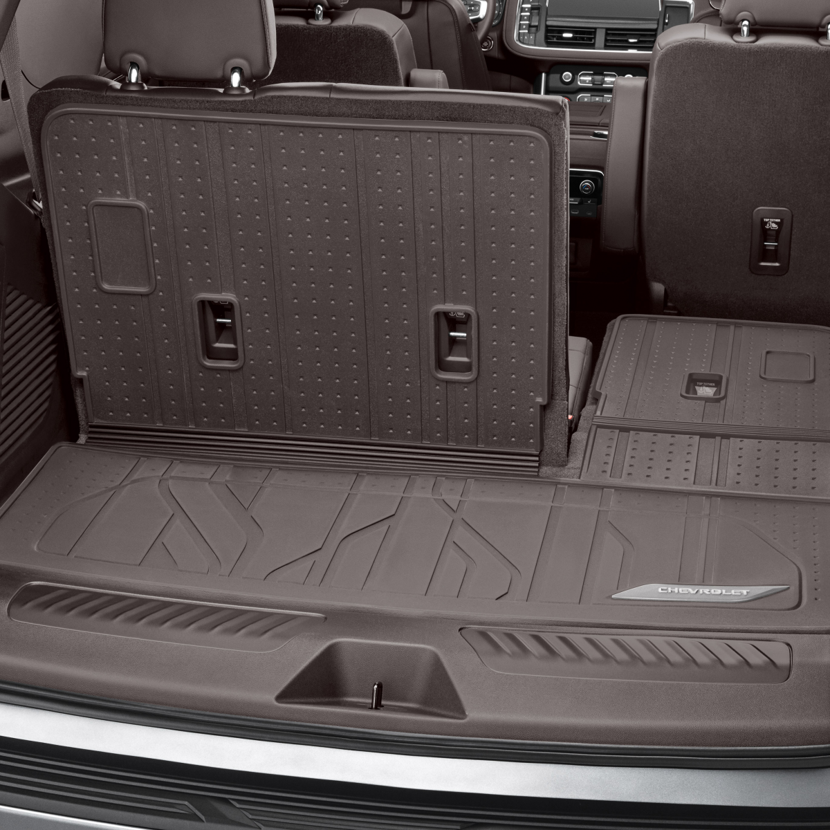 Chevrolet Integrated Cargo Liner - Very Dark Atmosphere for 2021-2024 Tahoe 85539119