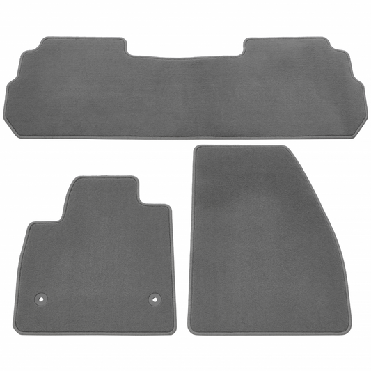 GMC Floor Mats - Front & Rear Carpet, Light Ash Grey for 2020-2022 Acadia 86773673