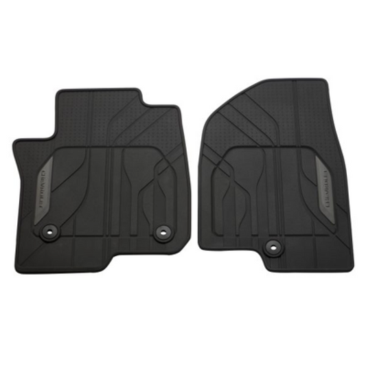 Chevrolet Floor Mats - Front Premium All Weather, Chevrolet Script, Jet Black for 2021-2024 Suburban 84503126