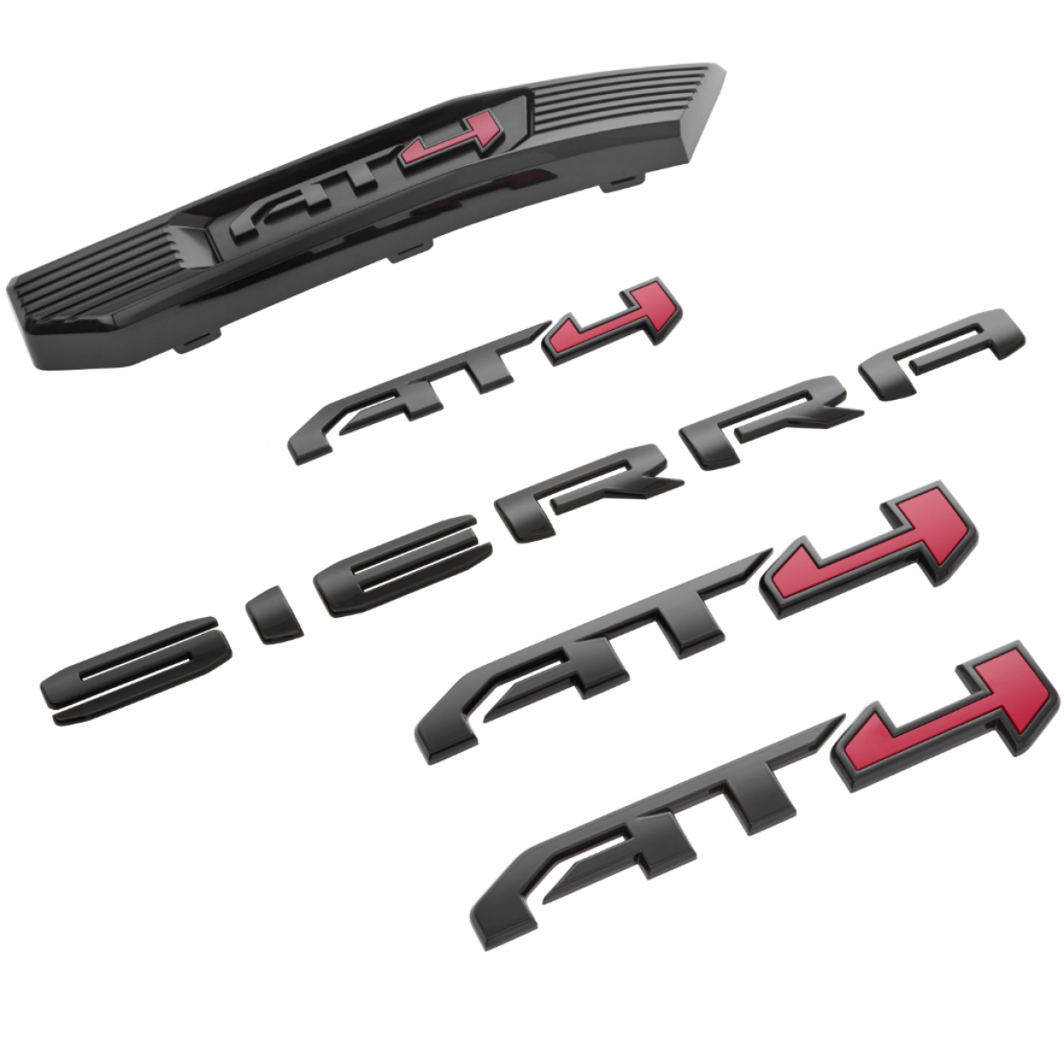 GMC Exterior Emblems - Sierra AT4, Black 85160700