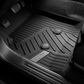 Chevrolet Floor Liners - Front Premium All Weather, Bowtie Logo, Jet Black for 2015-2022 Colorado 84708369