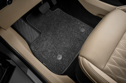 Buick Floor Mats - Front & Rear Carpet, Avenir Script, Ebony for 2021-2023 Envision 84598258