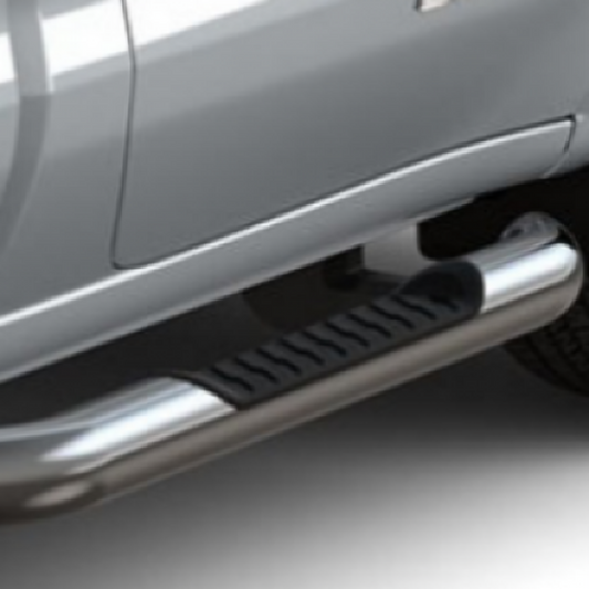 GMC Tubular Assist Steps - 4 inch, Round, Chrome 84011362