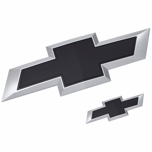 Chevrolet Exterior Emblems - With Multi-Flex Tailgate, Bowtie, Black 84434788