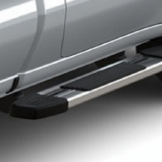 GMC Tubular Assist Steps - 6 inch, Rectangular, Chrome 84011399