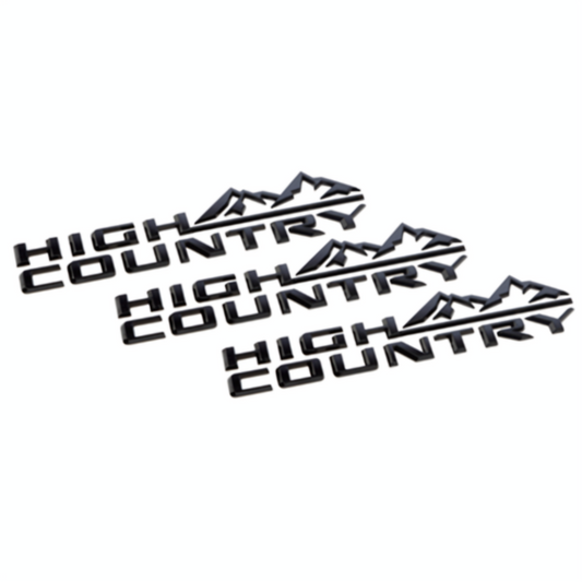 Chevrolet Exterior Emblems - Silverado High Country, Black 85101611
