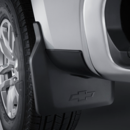 Chevrolet Splash Guards - Rear Flat, Black 84109907