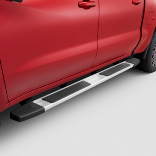 GMC Tubular Assist Steps - 6 inch, Rectangular, Chrome 84676693