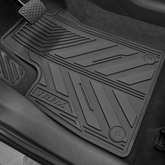 Chevrolet Floor Mats - Front & Rear All Weather, Jet Black for 2015-2022 Trax 42364954