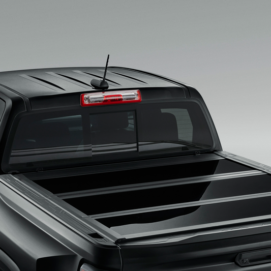 Chevrolet Tonneau Cover - Associated Accessories, Hard Folding, Painted, With Battery Operated LED Light, Onyx Black 19433962
